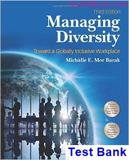 managing diversity 3rd edition barak test bank