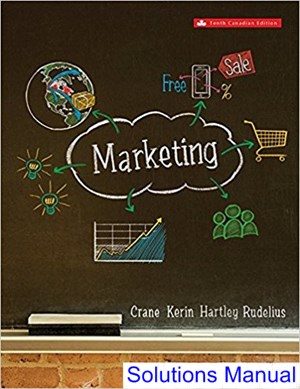 marketing canadian 10th edition crane solutions manual