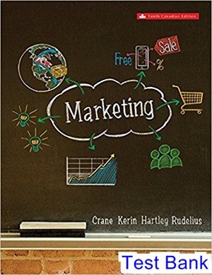 marketing canadian 10th edition crane test bank