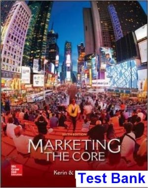 marketing core 6th edition kerin test bank