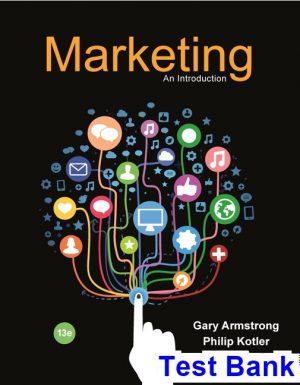 Marketing An Introduction 4th Edition Masterson Test Bank