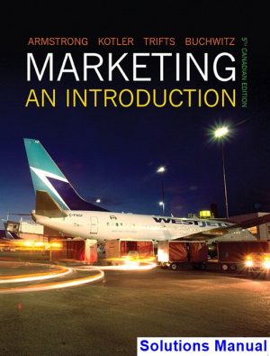 marketing introduction canadian 5th edition armstrong solutions manual