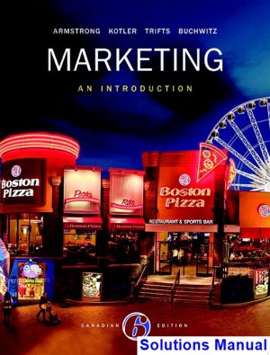 marketing introduction canadian 6th edition armstrong solutions manual
