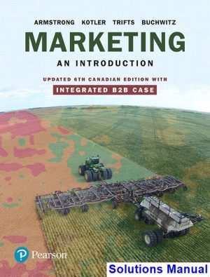 marketing introduction updated canadian 6th edition armstrong solutions manual