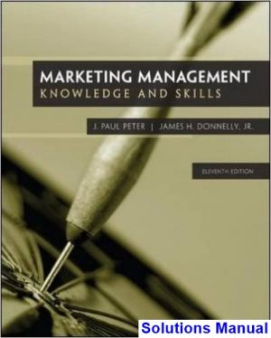 marketing management 11th edition peter solutions manual