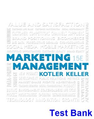 marketing management 15th edition kotler test bank