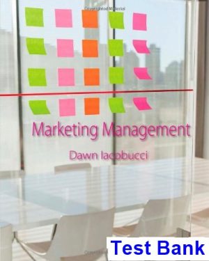 marketing management 1st edition iacobucci test bank