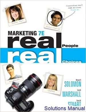 marketing real people real choices 7th edition solomon solutions manual