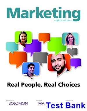 marketing real people real choices 8th edition solomon test bank