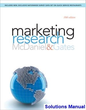marketing research 10th edition mcdaniel solutions manual