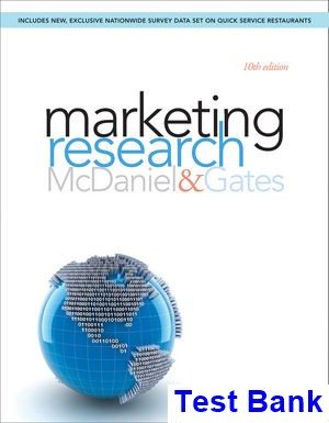 marketing research 10th edition mcdaniel test bank