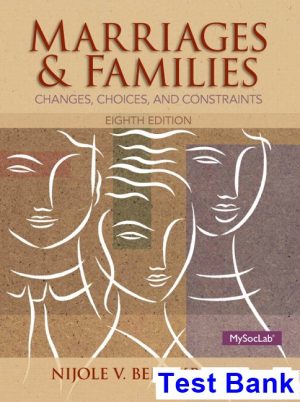 marriages familes 8th edition benokraitis test bank