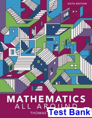 mathematics all around 6th edition pirnot test bank
