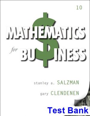 mathematics business 10th edition salzman test bank