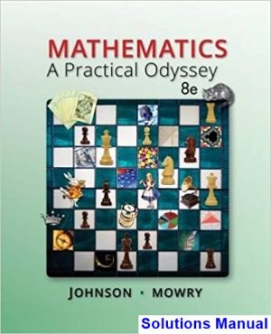 mathematics practical odyssey 8th edition johnson solutions manual