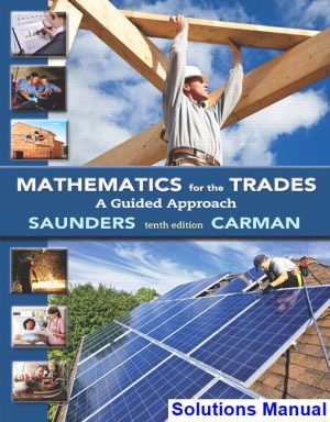 mathematics trades guided approach 10th edition carman solutions manual