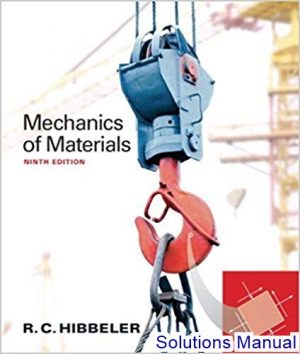 mechanics of materials 9th edition hibbeler solutions manual