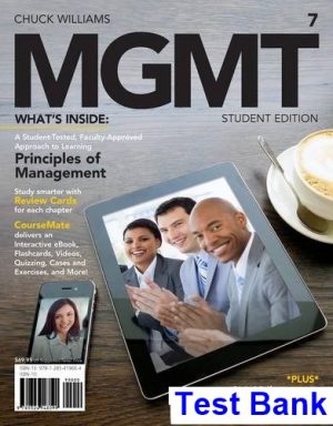 mgmt 7 7th edition chuck williams test bank