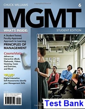 mgmt6 6th edition chuck williams test bank
