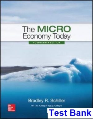 micro economy today 14th edition schiller test bank