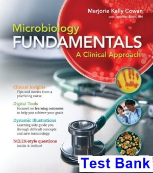 microbiology fundamentals clinical approach 1st edition cowan test bank