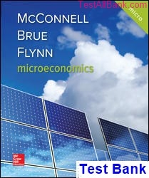 microeconomics 21st edition mcconnell test bank