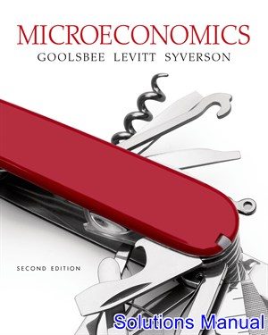 microeconomics 2nd edition goolsbee solutions manual