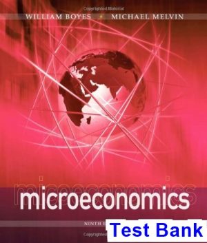 microeconomics 9th edition boyes test bank