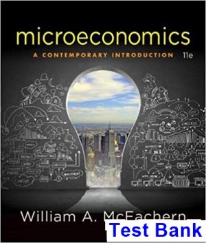 microeconomics contemporary introduction 11th edition mceachern test bank