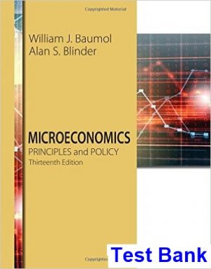 microeconomics principles policy 13th edition baumol test bank