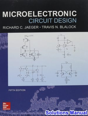 microelectronic circuit design 5th edition jaeger solutions manual