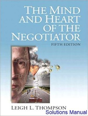 mind and heart of the negotiator 5th edition thompson solutions manual