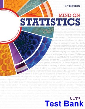 mind on statistics 5th edition utts test bank