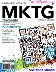 mktg 6th edition lamb solutions manual