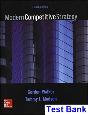 modern competitive strategy 4th edition walker test bank