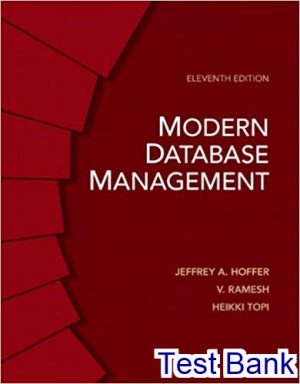 modern database management 11th edition hoffer test bank