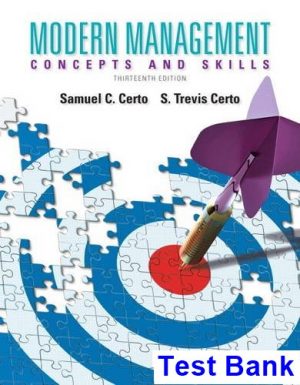 modern management 13th edition certo test bank