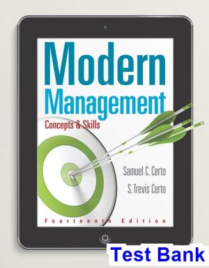 modern management concepts skills 14th edition certo test bank