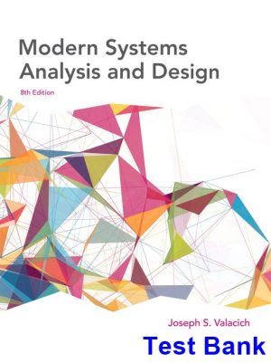 modern systems analysis design 8th edition valacich test bank