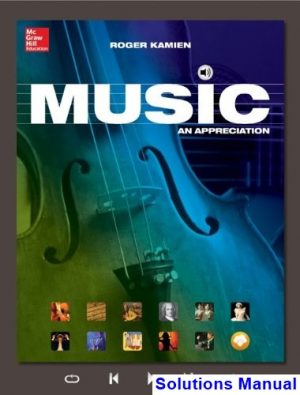 music appreciation 11th edition kamien solutions manual