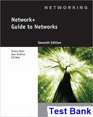 network guide networks 7th edition west test bank