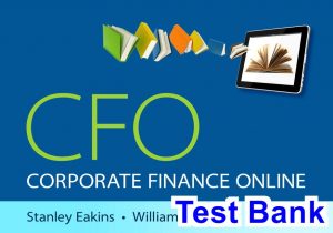 new corporate finance online 1st edition eakins test bank