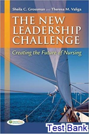 new leadership challenge creating the future of nursing 4th edition grossman test bank