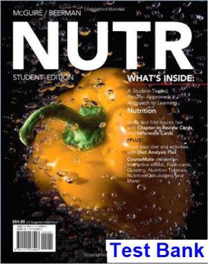 nutr 1st edition mcguire test bank