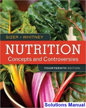nutrition concepts controversies 14th edition sizer solutions manual