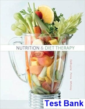 nutrition diet therapy 9th edition debruyne test bank
