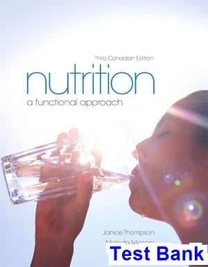 nutrition functional approach canadian 3rd edition thompson test bank