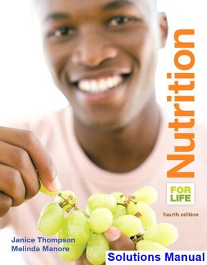 nutrition life 4th edition thompson solutions manual
