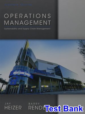 operations management 11th edition heizer test bank