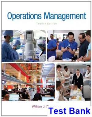 operations management 12th edition stevenson test bank